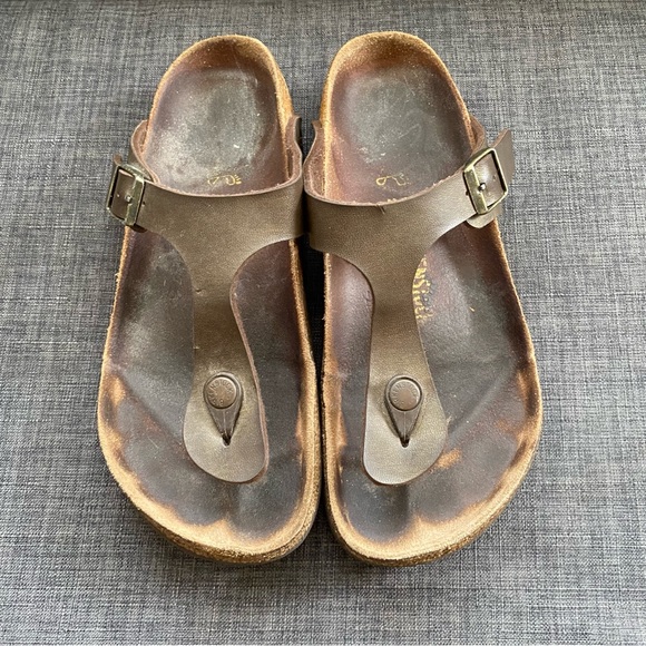 BIRKENSTOCK GIZEH SANDALS 38 - Picture 1 of 10